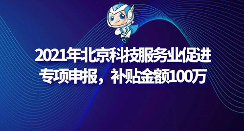 2021年北京科技服務業(yè)促進專項申報指南 信息技術咨詢服務可獲100萬補貼
